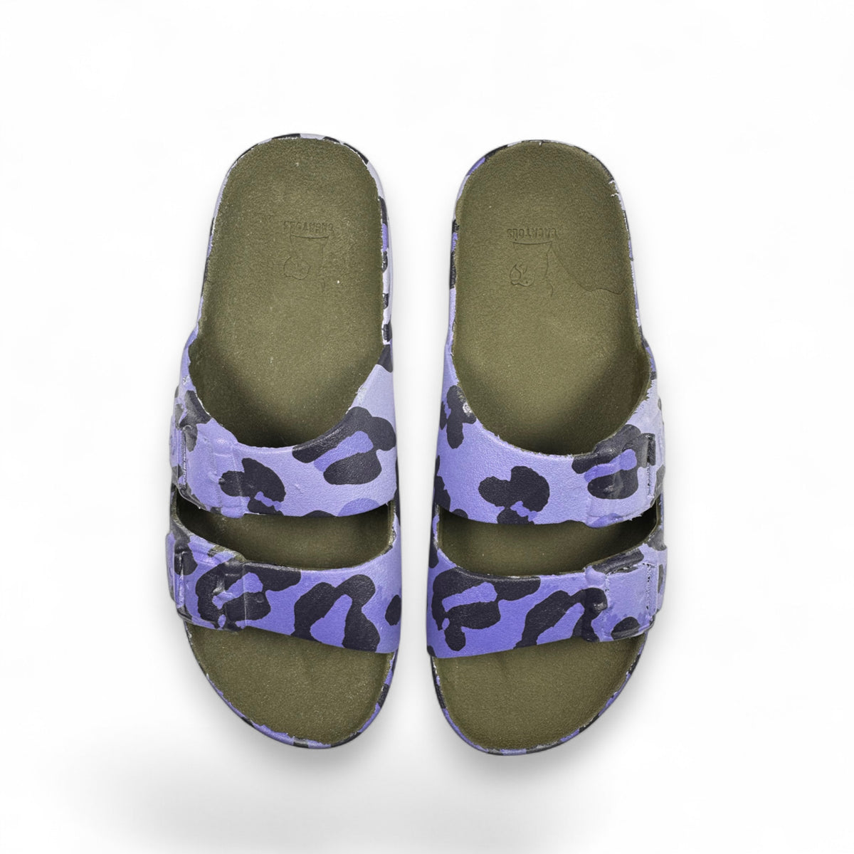 Cacatoès Gravata Blue Double Strap Sandals