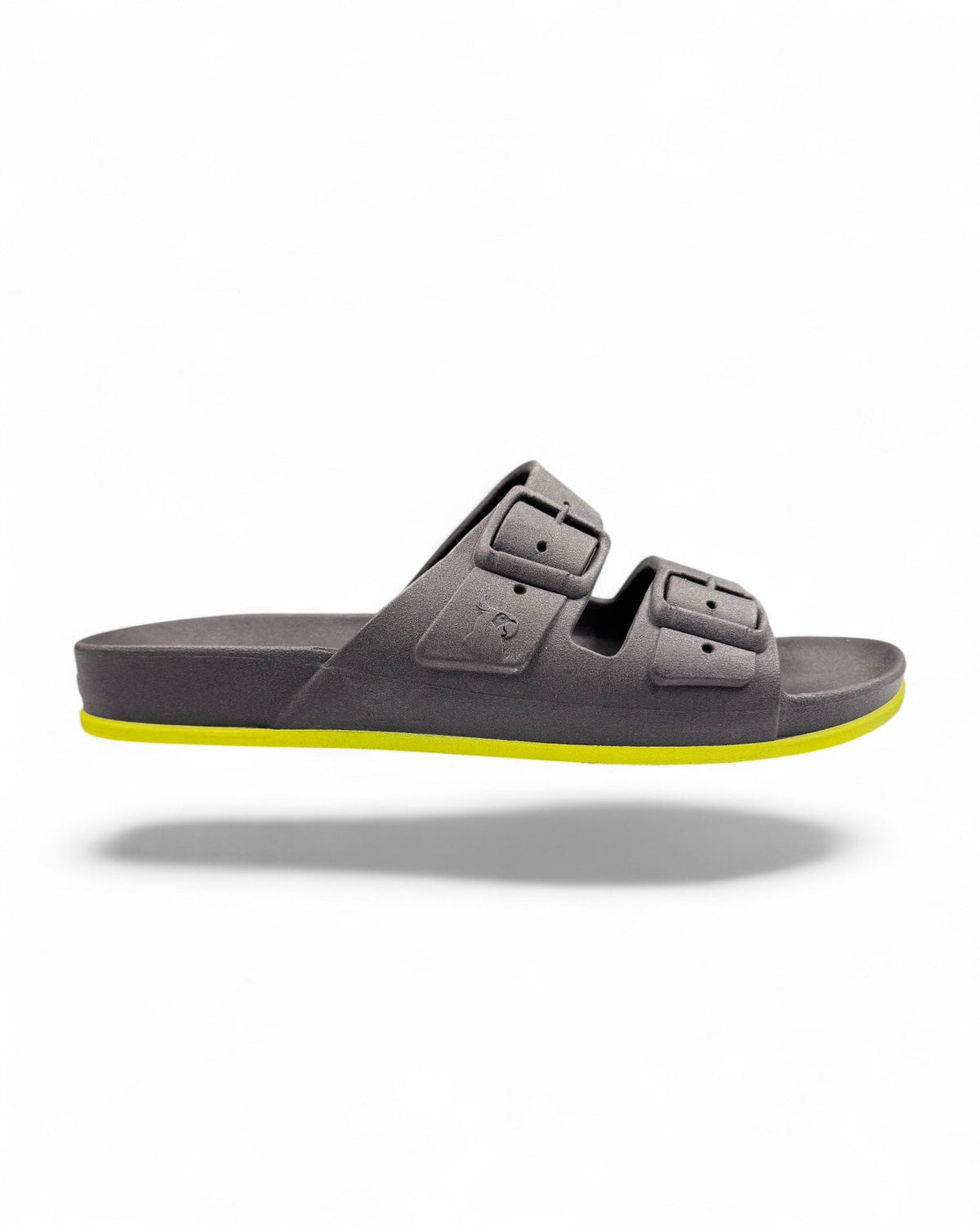 Side view of Cacatoès Brasilia Carbone and Yellow men's waterproof sandals